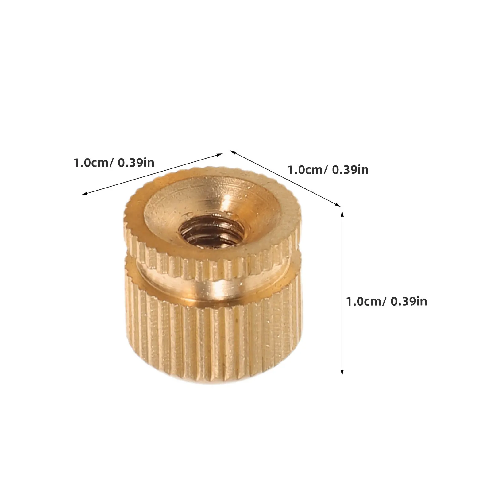 15Pcs Lamp Shade Screw Cap Decorative Nut Finials Copper Threaded Nuts Ceiling Light Fixture Caps Lampshade