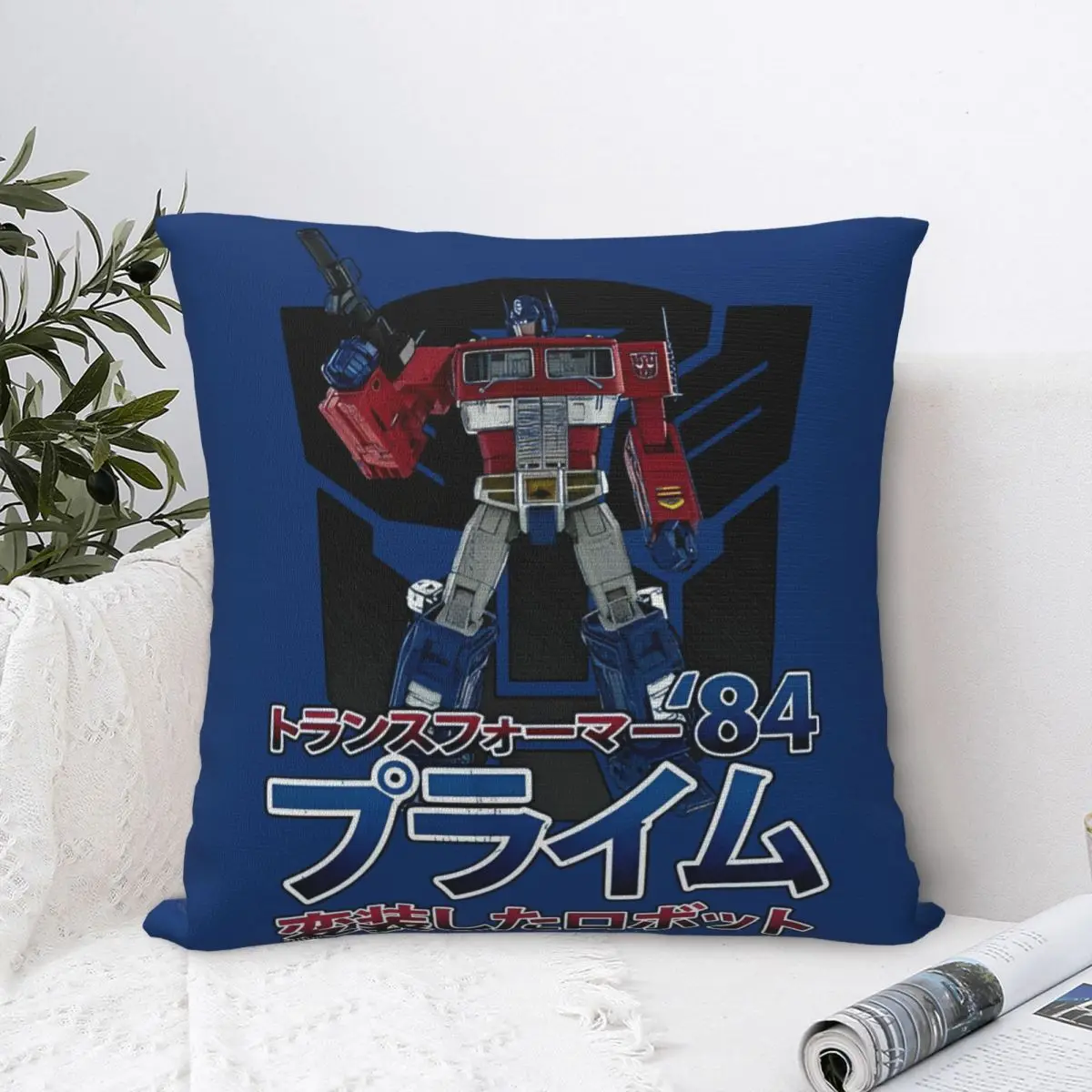 Optimus Prime 599871 Printed Pillowcases Cushion Cover Pillow Covers Y2K Home Decor Square Multi-Size