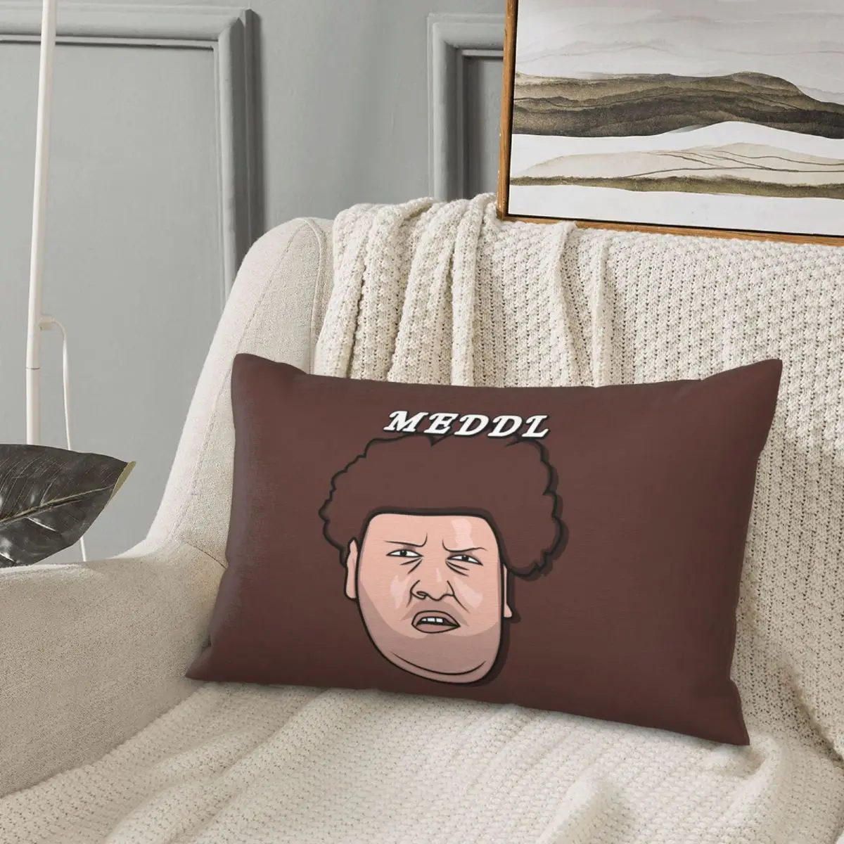 التنين لورد رينر وينكلر التوضيح أوجر ميت مستطيل المخدة غطاء الوسادة ديكور غرفة نوم السرير المنزل الراحة رمي وسادة #2