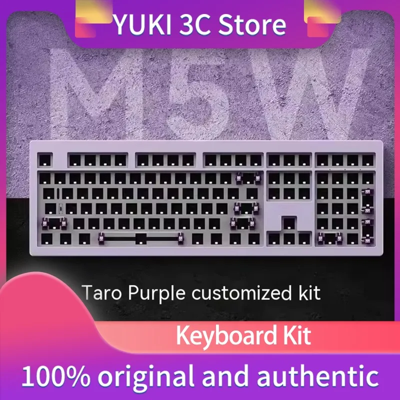 Monsgeek M5W Mechanical Keyboard Kit Tri-Mode Wireless Bluetooth RGB Customization Aluminum Alloy Gaming Keyboard Various Styles