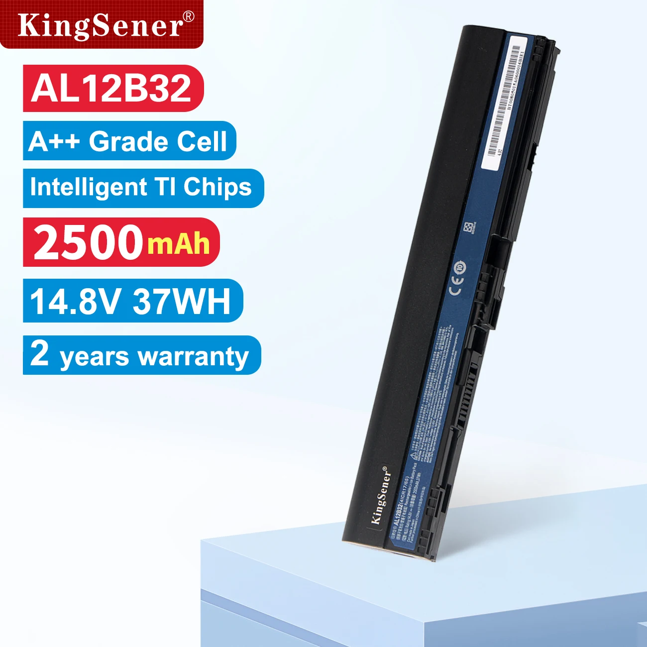 

Аккумулятор KingSener AL12B32 для ноутбука Acer Aspire One 725 756 V5-171 B113 B113M AL12X32 AL12A31 AL12B31 AL12B32 14,8 в 2500 мАч