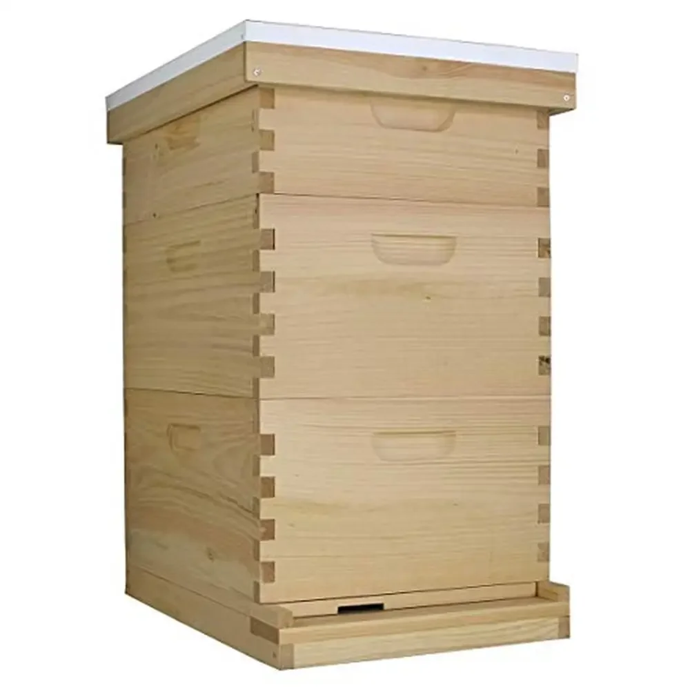 

Langstroth Bee Hive Kit with Frames and Foundations Amish Crafted in USA