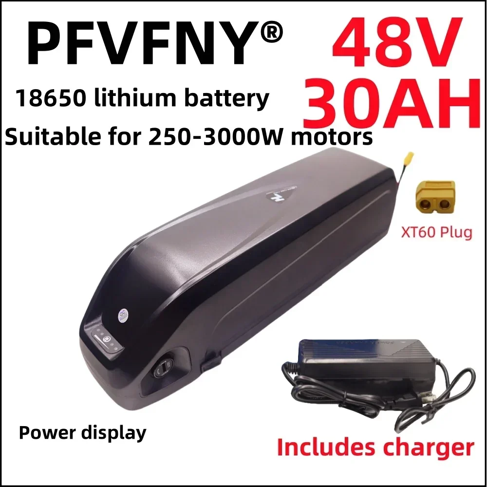 Air fast transportation 36V48V52V New Full Capacity Power 18650 Hailong Battery 30AH Lithium Battery Pack Suitable for 250-3000W