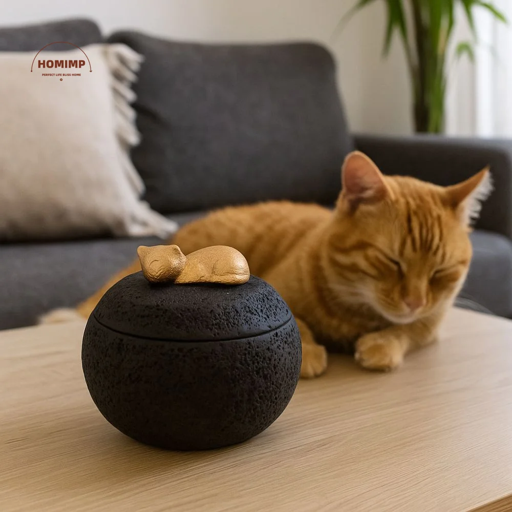 

Portable Cute Pets Memorial Urn Waterproof Dustproof Ashes Sealed Box Moisture Proof with Lid Cremation Urns Funeral