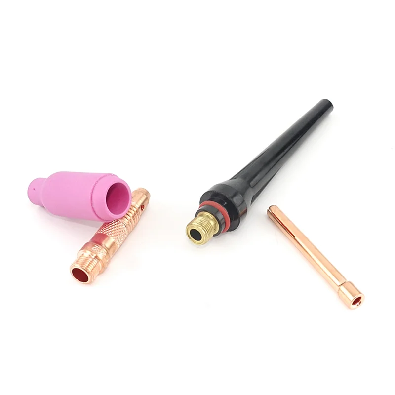 

【Popular】12Pcs For WP26 WP17 WP18 Argon TIG Welding Torch Consumables Tungsten Electrodes Collet Tip Alumina Nozzle Cup Cap