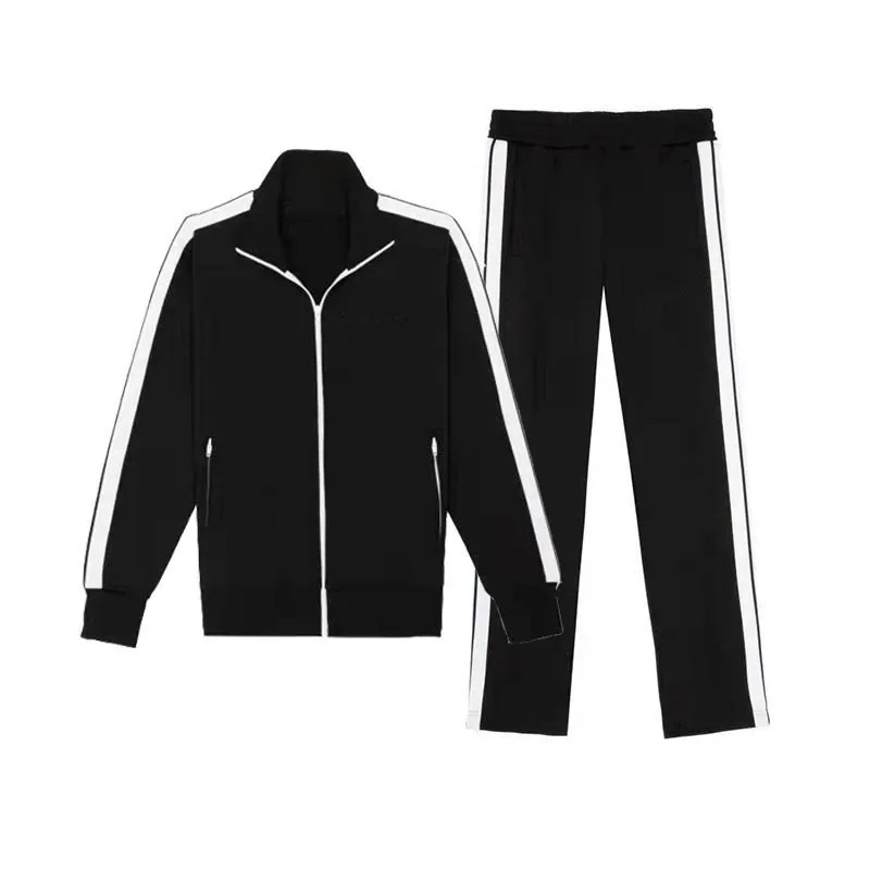 

New Men's Sweatsuit Set Dots Jackets + Sweatpants Sports 2-piece Track Suits Mens Clothes Brand Fashion jacket Male Pant Sets