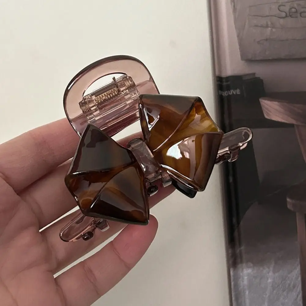 

Персонализированный желейный ретро-бант из ацетата, заколка для волос, заколка для волос, однотонная заколка в виде акулы, головной убор, геометрическая заколка в виде акулы, женская