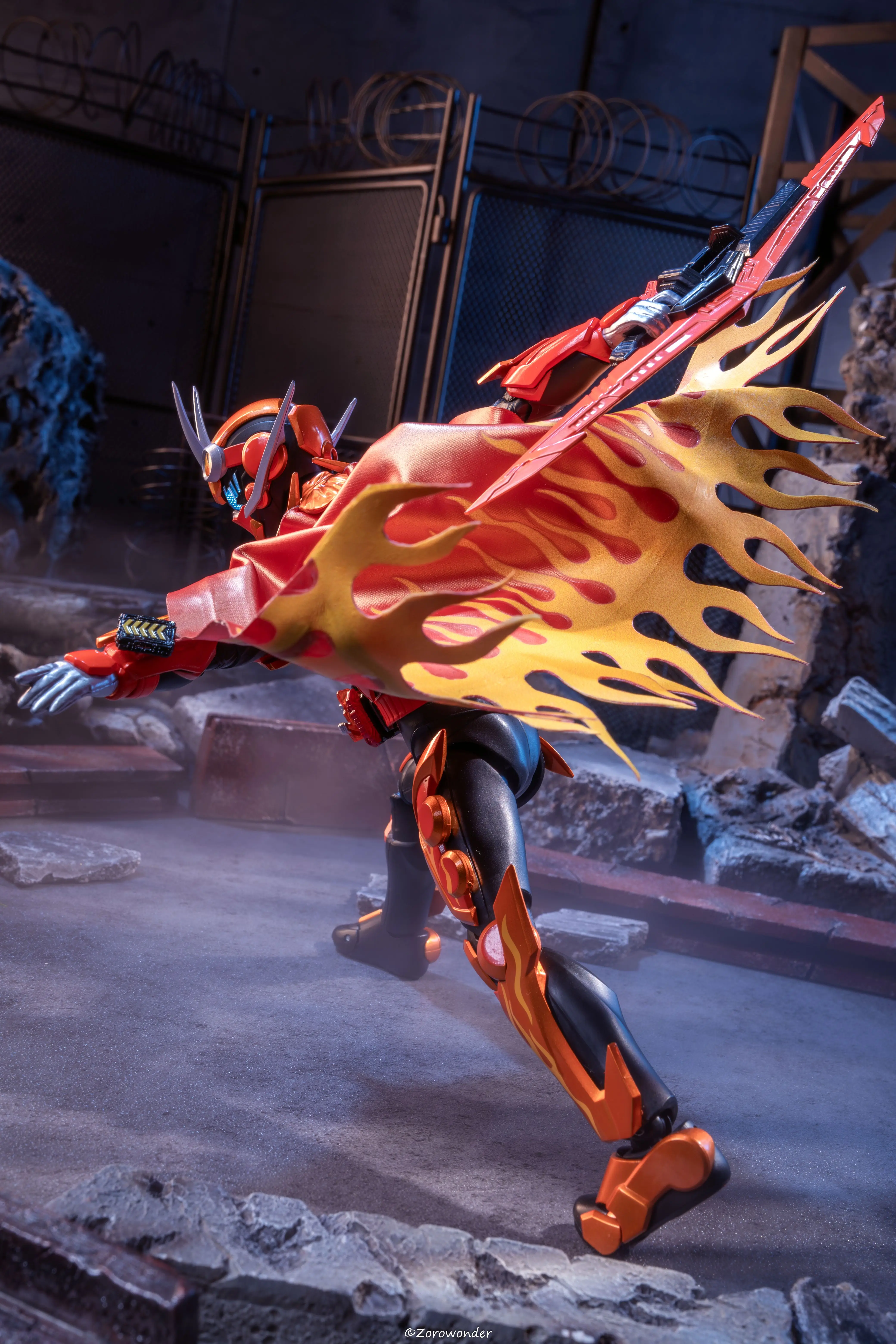 Shf 1/12 Skala Kamen Rider DAYBREAK Gotchard Płaszcz i Szal Akcesoria Model dla 6-calowej Figurki Akcji Zabawki