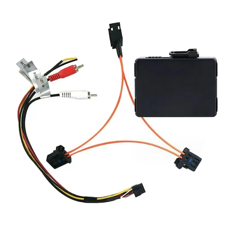 Imagem -04 - Carro Bluetooth Music Aux Audio Input Old 2gmmi Caixa Decodificadora de Fibra para Android Audi A6l A8l q7