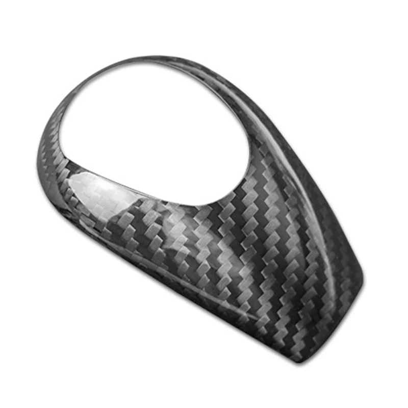 Auto Carbon Fiber Gear Shift Knob Cover Trim for BMW-M Series M3 M5 M6 Car Interior Accessories