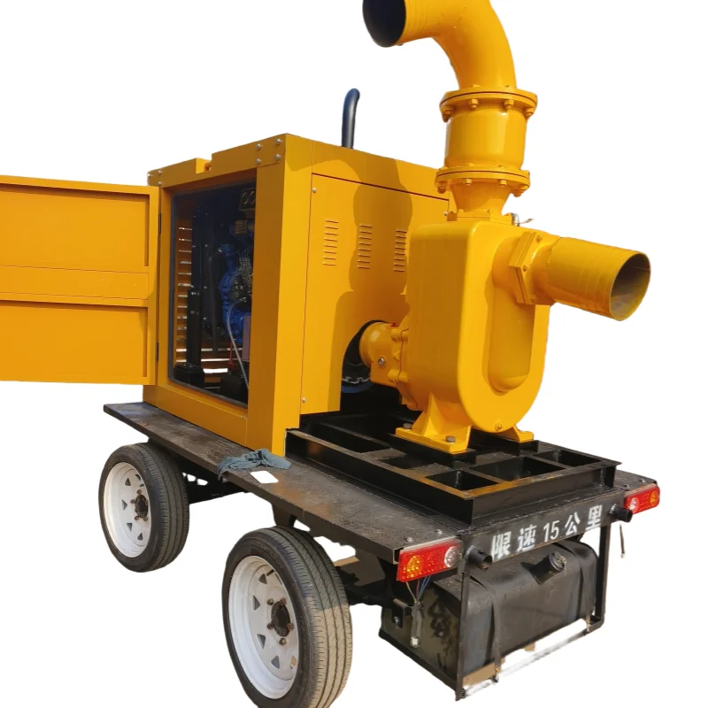 Diesel Engine Water Mobile Flood Control Pump Truck Large Flow Self-priming Pump Emergency Drought Resistant Customized