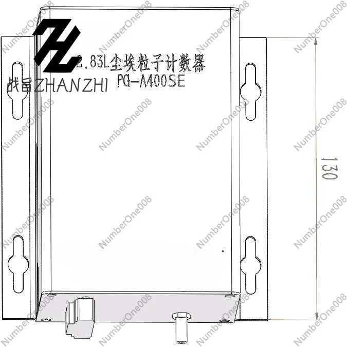 เครื่องนับอนุภาคฝุ่นออนไลน์ 2.83 ลิตร การตรวจจับความสะอาด 100 ระดับ 1,000 ระดับ 10,000 ระดับ