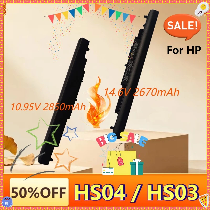 

HS04 Laptop Battery for HP 240 245 250 255 G4 TPN-C125 Replacement HS03 HSTNN-LB6V HSTNN-LB6U HSTNN-PB6S 807957-001 807611-831