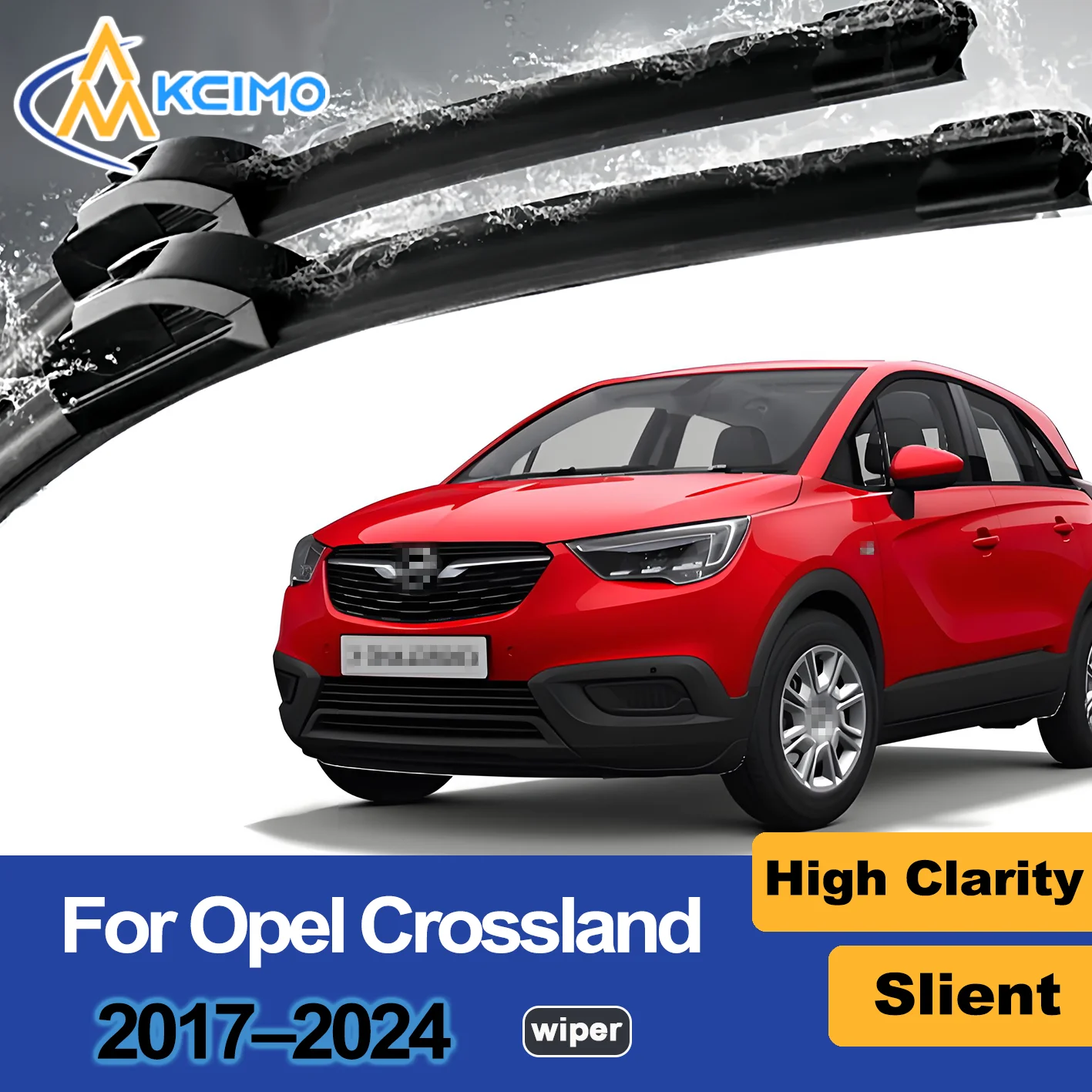

2PCS New Front Wiper Blade for Opel Crossland 2017-2024 Vauxhall Crossland (United Kingdom) Opel/Vauxhall Crossland X (2017-2020