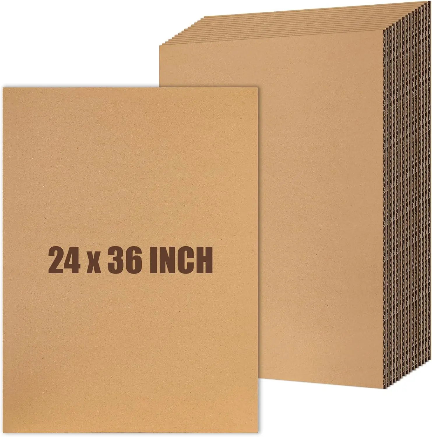 

15 Pack Corrugated Cardboard Sheets 24 x 36 Inch Large Flat Sheets for Shipping Packing Mailing Crafts