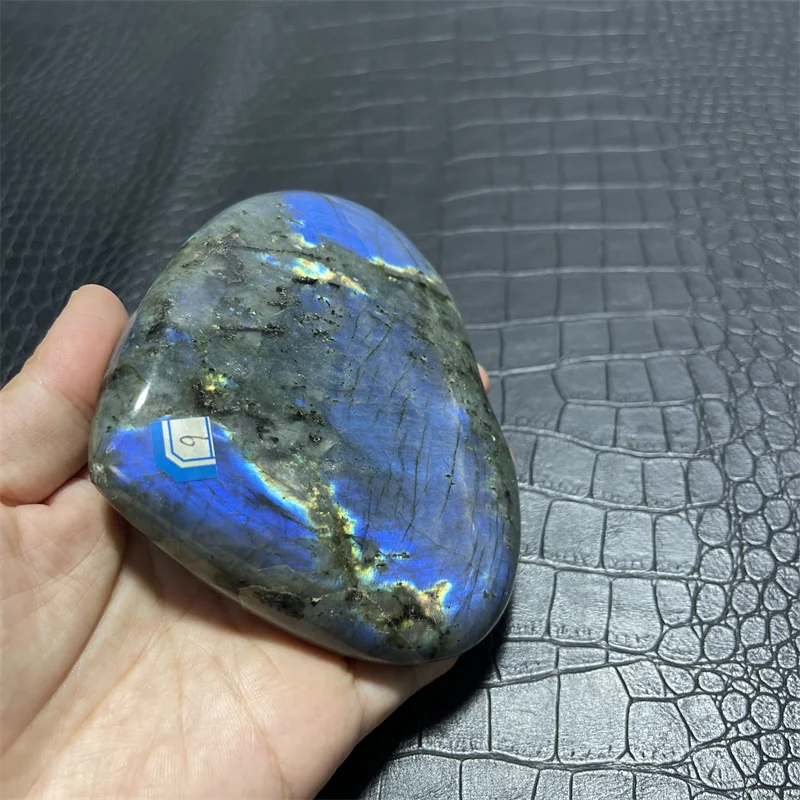 500g Natural Labradorite Crystal Heart Decoration Polished Moonstone Healing Rock Quartz Gift Reiki Feng Shui Spiritual Jewelry