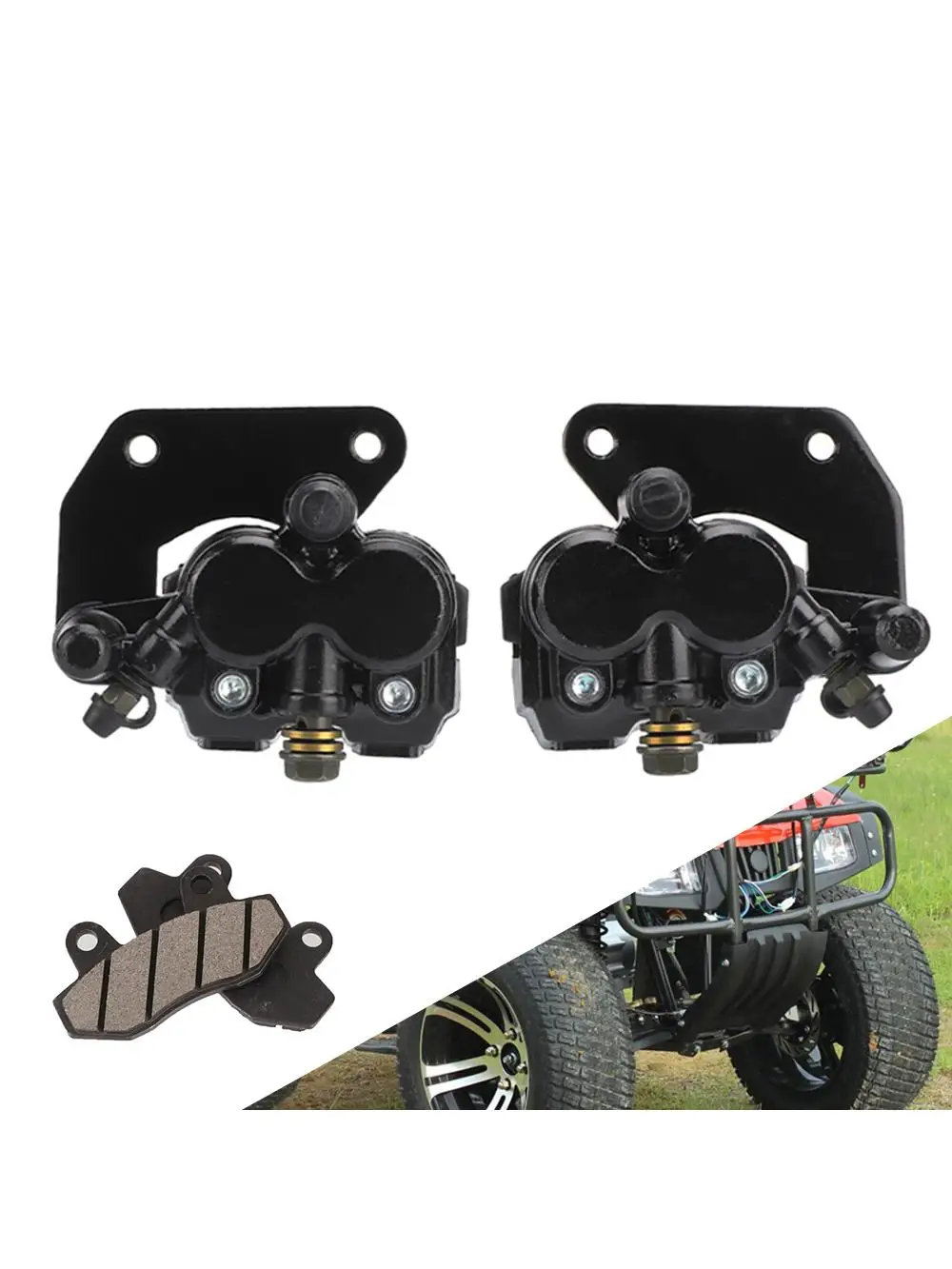 AliExpress NONE Front Hydraulic Disc Brake Caliper Kit For 250cc ATV JS250 Jianshe Baja Roketa Go Kart UTV Buggy Quad Bike Replacement Parts