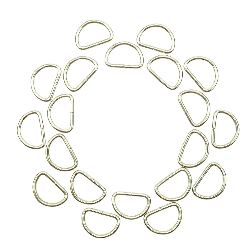 Loop Ring D Buckles Portable Strong Sturdy Easy To Use Good Load-bearing High Quality For Straps Bags Purses Belting