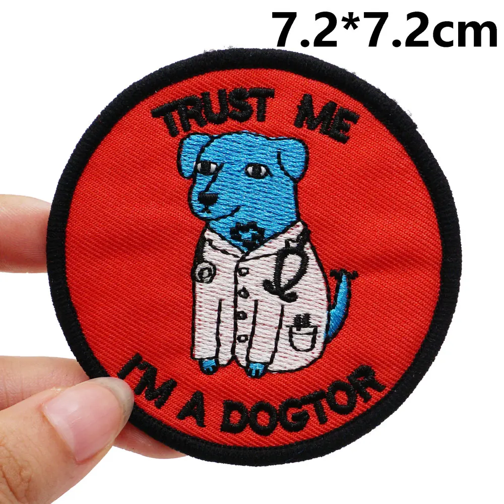 medical treatment Tactical Embroidery Patches for Backpacks and Clothing military Accessories with Hook backing or iron back