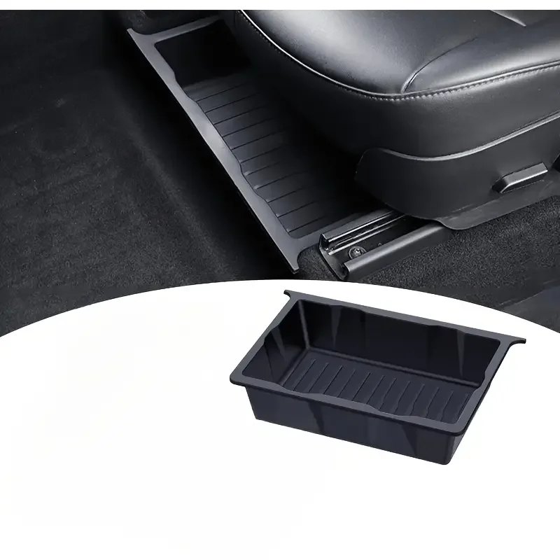 Soporte para cajón debajo del asiento del vehículo, caja de almacenamiento para coche, caja de almacenamiento debajo del asiento, organizador para asiento de coche