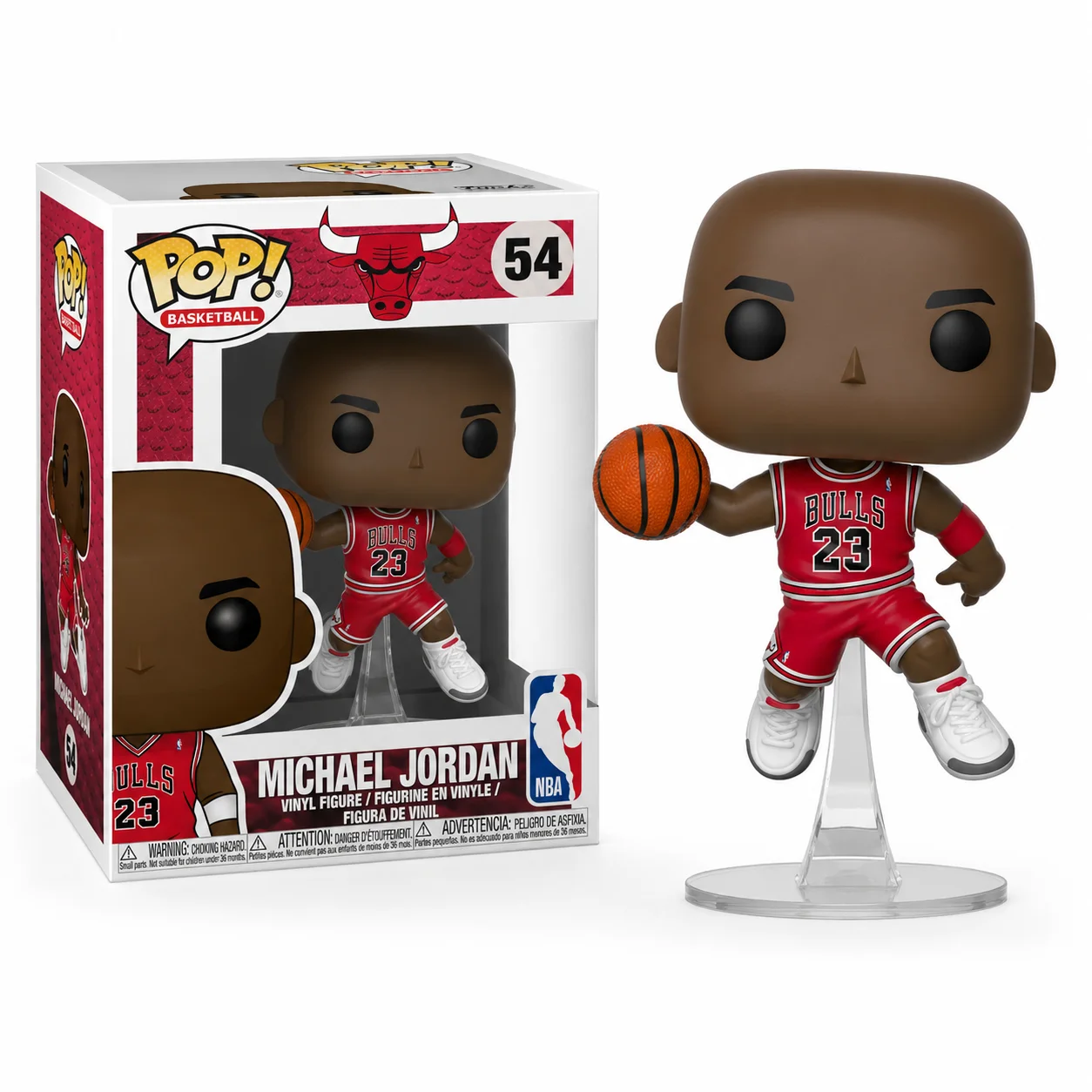 Original Funko Pop! NBA: Bulls - Michael Jordan Collectable Vinyl Figure Gift Idea Toys for Kids & Adults 36890