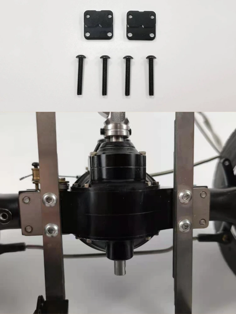 RC 1/14 Spielzeug Lkw Anhänger Achse Spacer Adapter Shim Verbindungsplatte Für Tamiya 1/14 RC Traktor Lkw Teile Zubehör