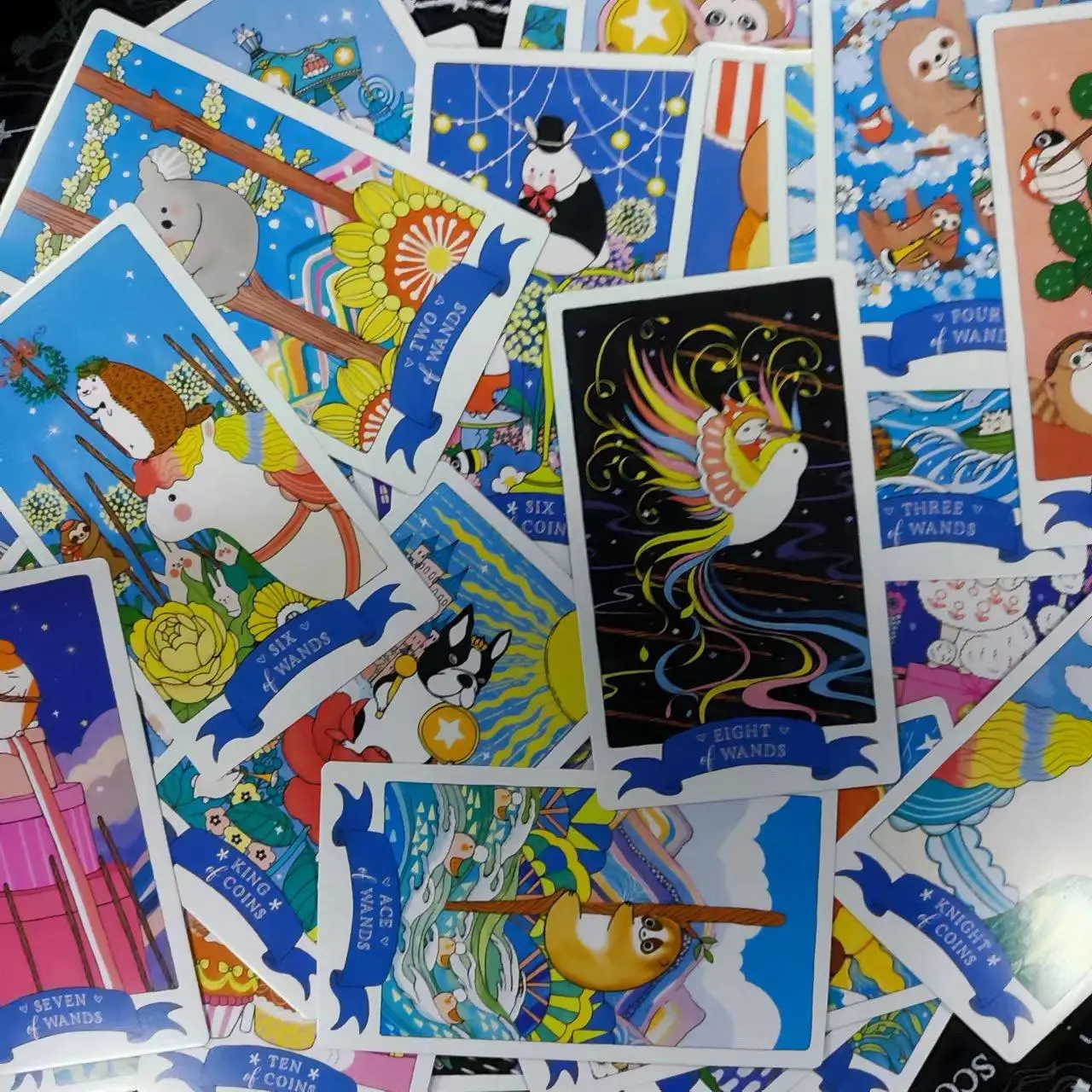 12*7cm Kawaii Tarot