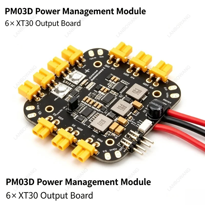 For Holybro PM03D Power Module, Power Distribution Board for Pixhawk 6X Flight Controller RC Drone