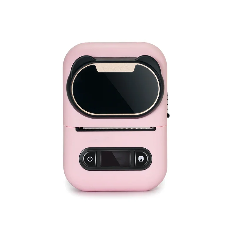 طابعة حرارية صغيرة محمولة صغيرة، اتصال بلوتوث لسهولة التشغيل، لا حاجة للحبر، سعر المتجر وملصقات الأسماء