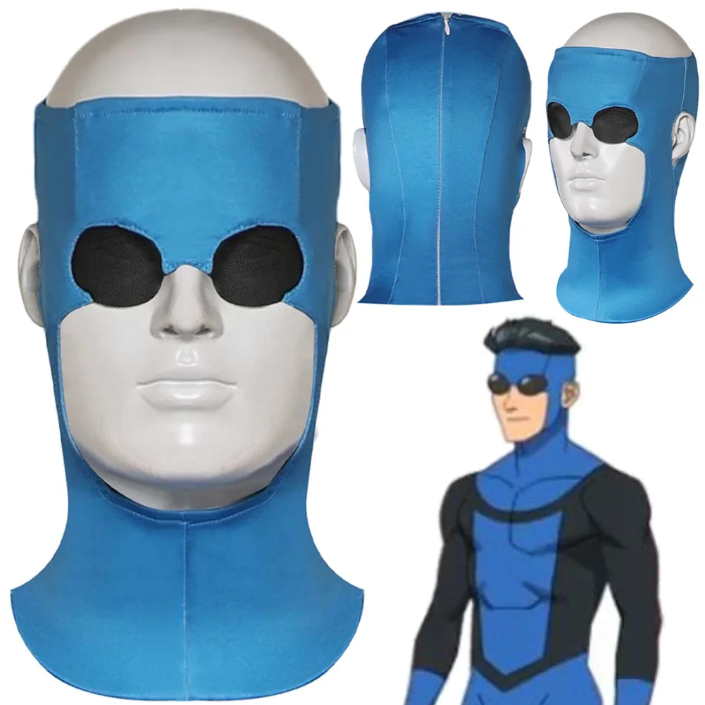 

Cartoon Invincible Mark Grayson Headgear Roleplay Hallowma Party Carnival Role Play Prop Outfits Accessories