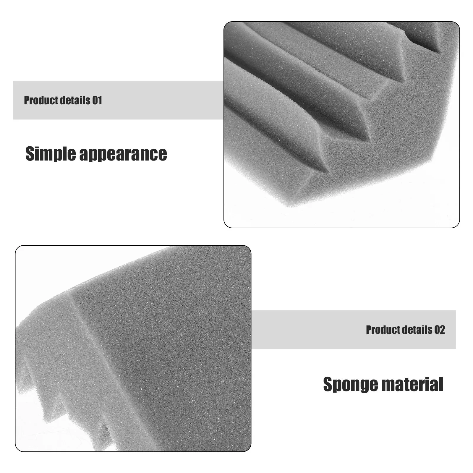 3 Piezas de Paneles Acústicos de Espuma Absorbente de Sonido para Esquina, Material para Control Acústico en Estudios de Grabación