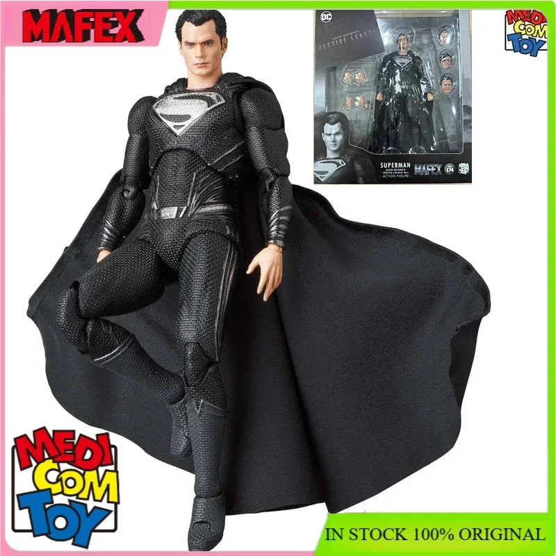 Wholesale Original Mafex 174 SUPERMAN ZACK SNYDER'S JUSTICE LEAGUE Ver In Stock Anime Collection Figures Model Toys