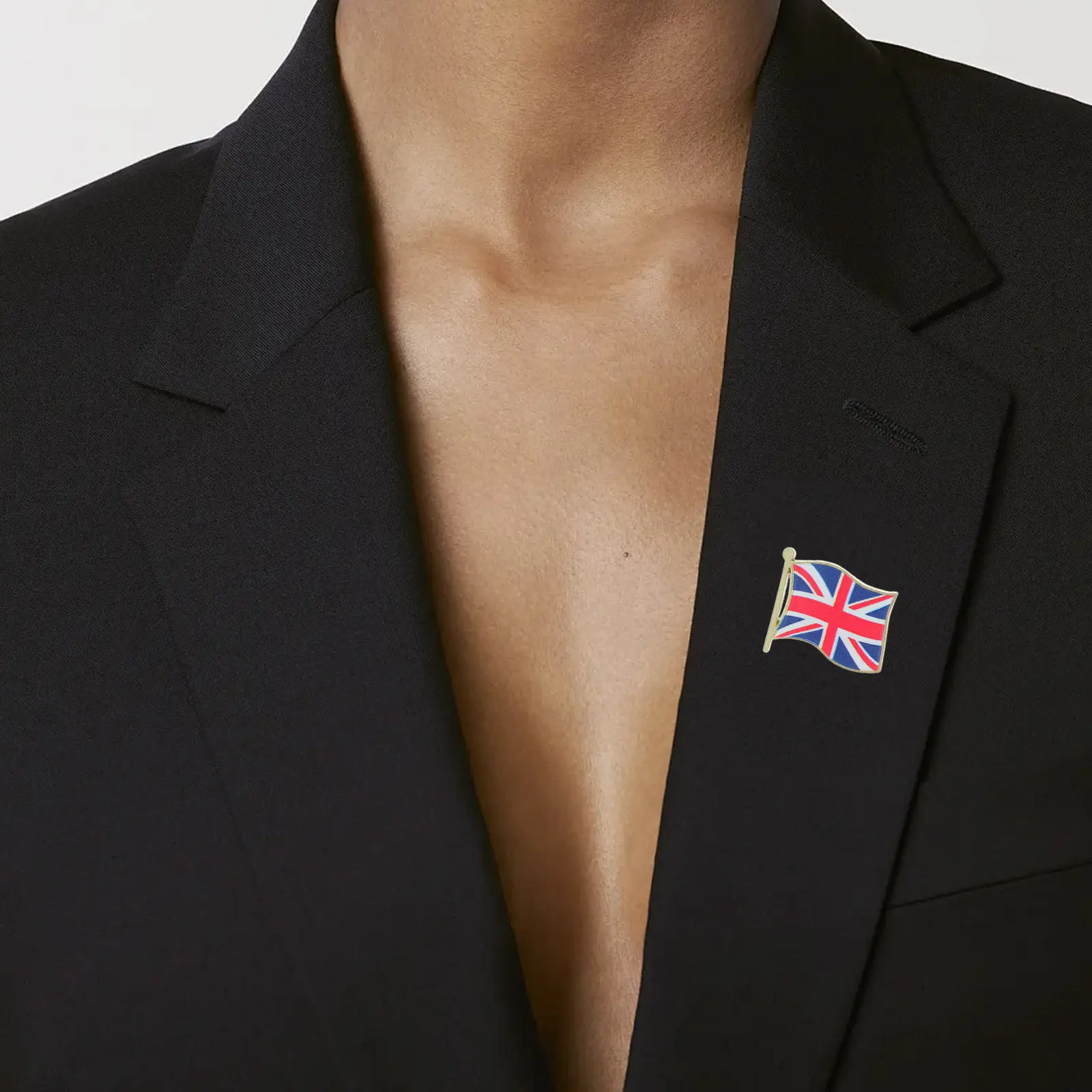 10Pcs Union Jack Lapel Pin British Flag Alloy Metal Brooch Badge England Uk Travel Souvenir Jacket Hat Backpack Pin