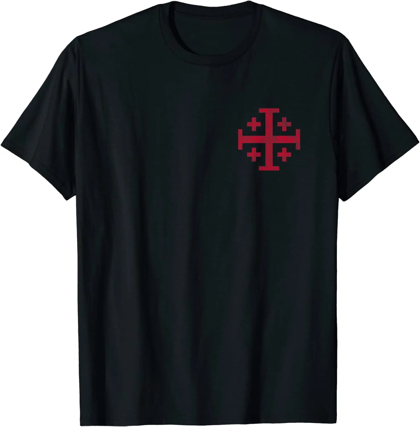 Knight\'s Templar Jerusalem Cross Kingdom of Jerusalem Men T-Shirt Short Sleeve Casual 100% Cotton O-Neck Summer TShirt