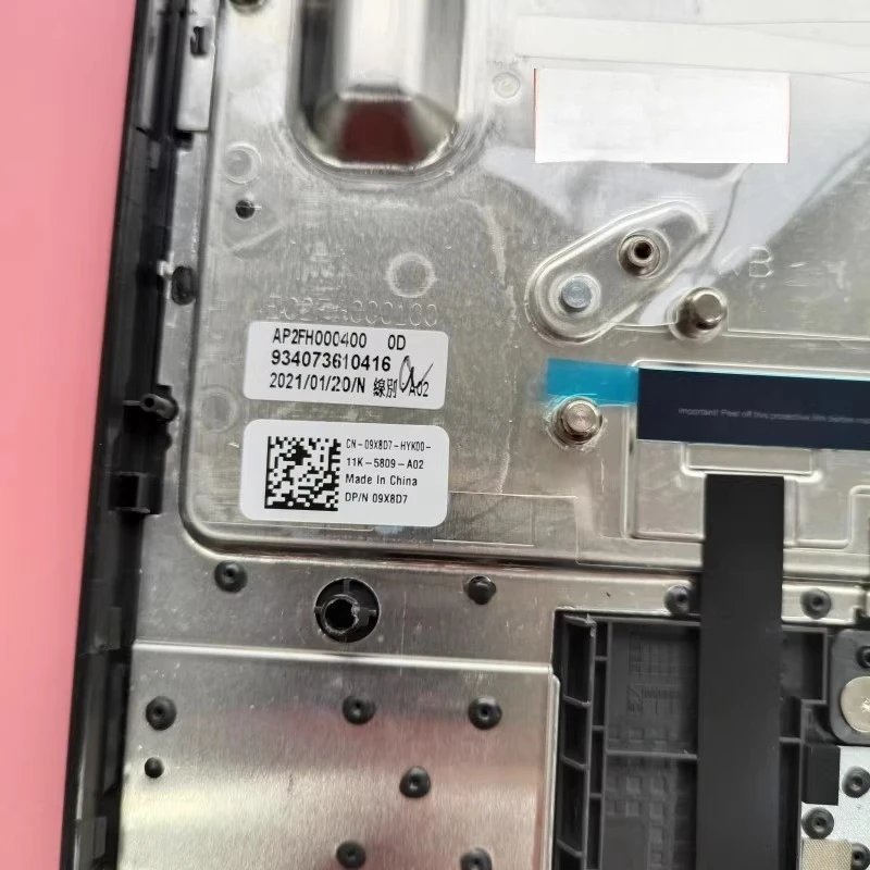 Dla nowego Dell Chromebook 11 3100 C Case, Keyboard Trackpad 09X8D7