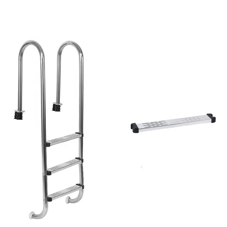 

Best Selling Ladder Handrail 3 Steps Mu 315 5 Steps Above Ground Ladder Steps Black for Leisure Pool