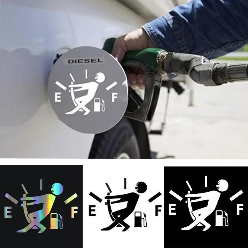 ملصقات غطاء خزان وقود السيارة، ملصقات سيارات عاكسة، علامات مضحكة لمعظم المركبات، غطاء غاز شاحنة السيارة، ملحقات السيارة