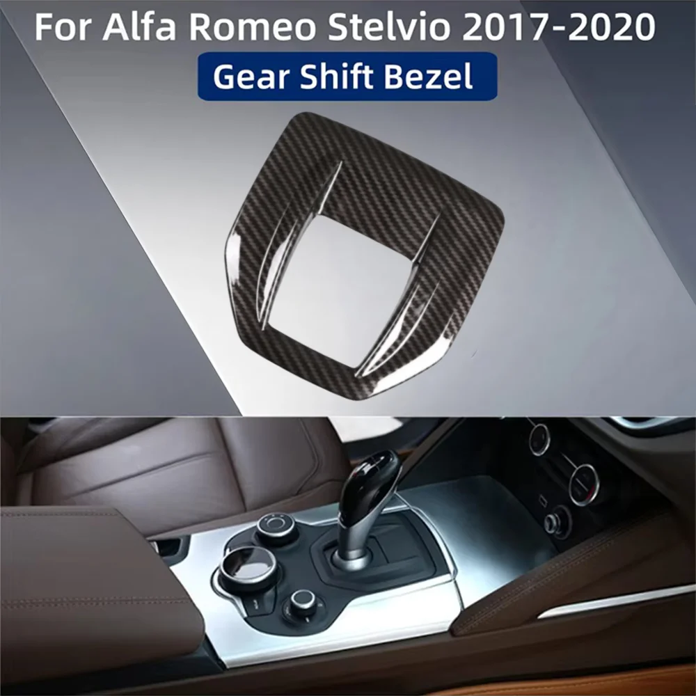 

Car Stickers ABS Trim Paste Style Gear Shift Bezel For Alfa Romeo Stelvio 2017 2018 2019 2020 Cars Decoration Accessories
