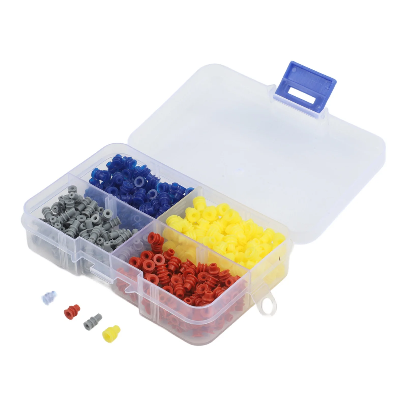 400PCS Silicone Sealing Components for Auto Wire Connectors Designed to Prevent Water and Dust Ingress in Electrical Systems