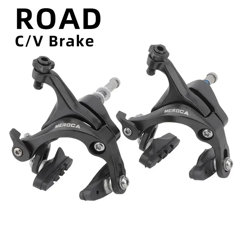 Road Bike 47-57mm Front Rear C Brake Calipers Aluminum Alloy Pull Caliper Front Rear Cycling Brake