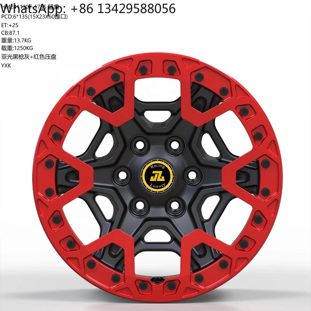 

JZ New Custom 17x8.5j 6X135 ET25 CB87.1 Aluminum Alloy off Road Forged Wheels for F-150 Raptor Ranger Raptor