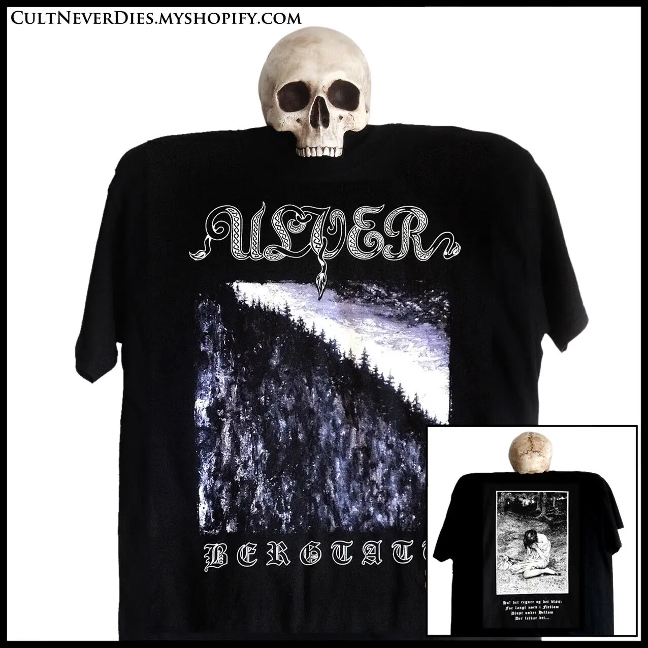 ULVER: 'Bergtatt' shirt (sizes S, M, L, XL & XL - only official shirt!)