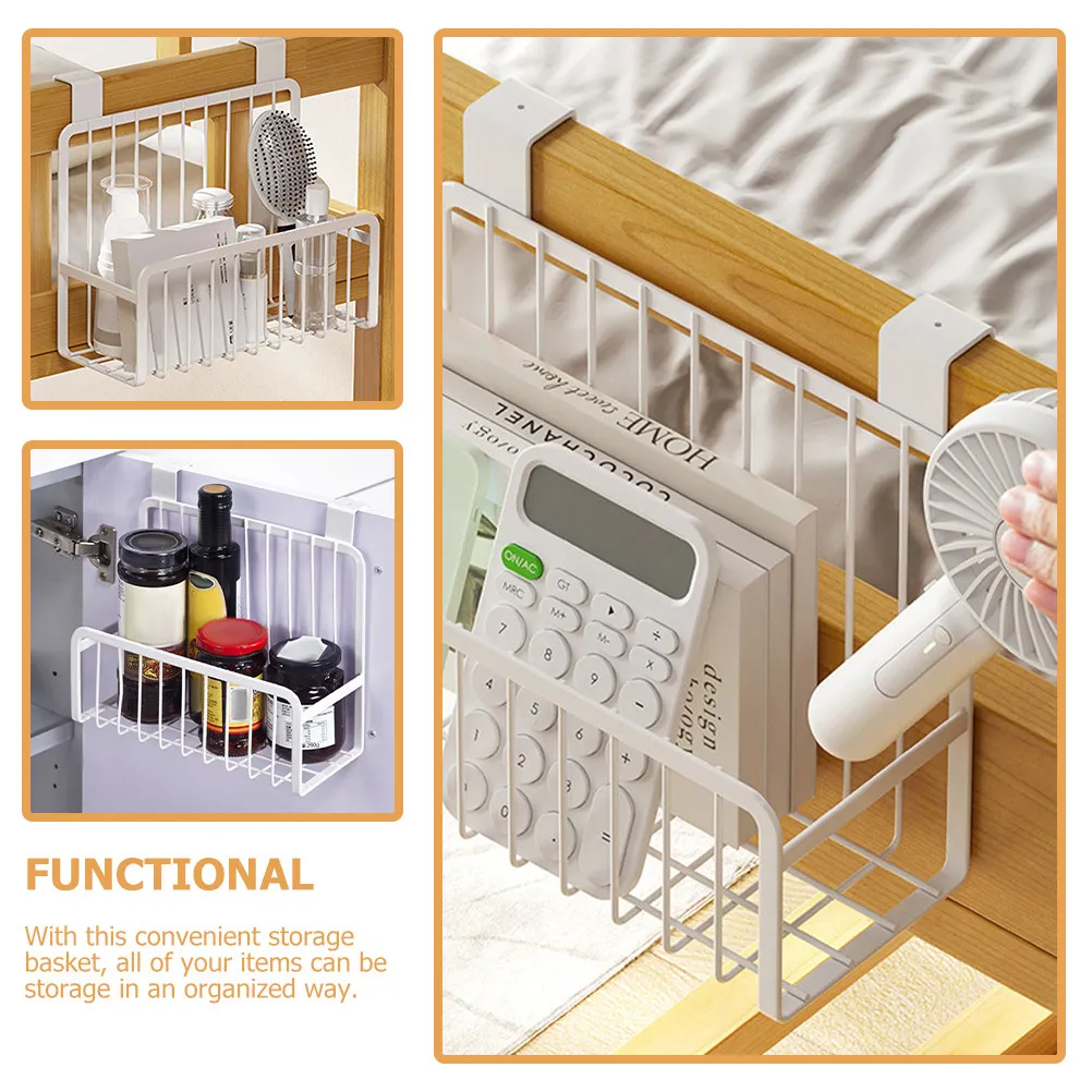 

Large Capacity Open Design Hanging Storage Basket for Bed Bunk Bed Dormitory Table Laptop Phone Cup Organizer Home Decor