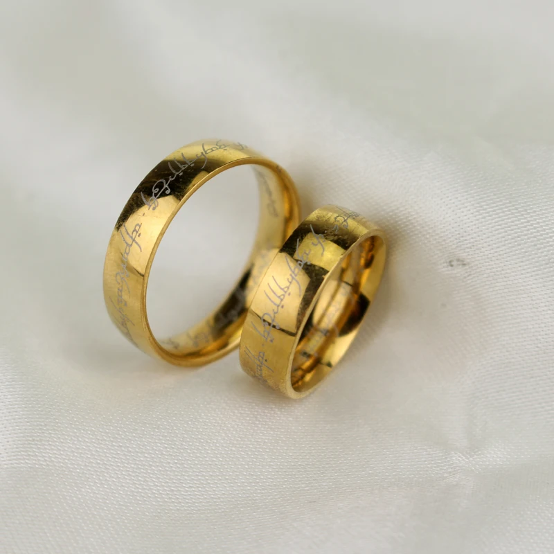 الفولاذ المقاوم للصدأ سيد خواتم الاصبع حلقة سحرية الراقية مجوهرات معدنية ثلاثية الأبعاد كبار رائعة مجوهرات اكسسوارات #2