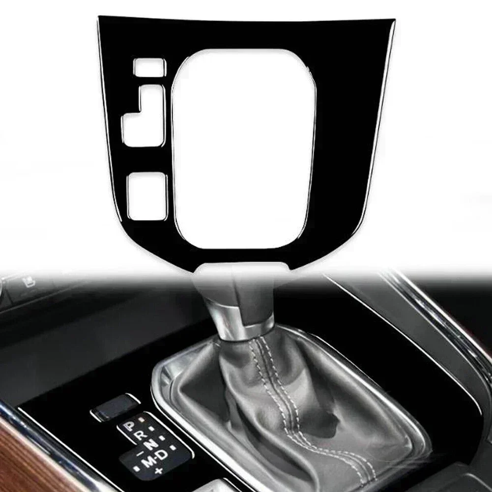 Enhance the Interior of Your For Mazda CX9 2016 2021 with Glossy Piano Black Console Gear Shift Panel Cover Trim