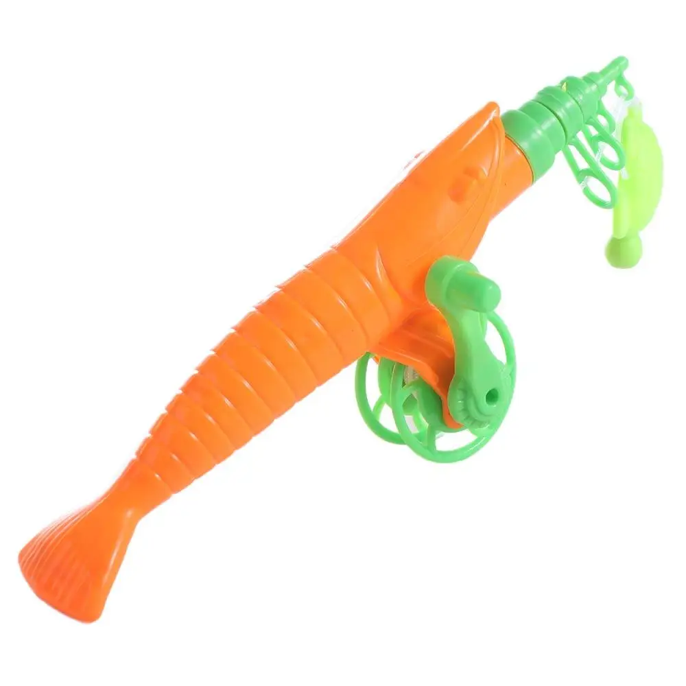 Boys and Girls Magnetic Kids Fishing Rod Magnet Hooks Fishing Poles Fish Model Toy Retractable Plastic Fishing Toy Educational