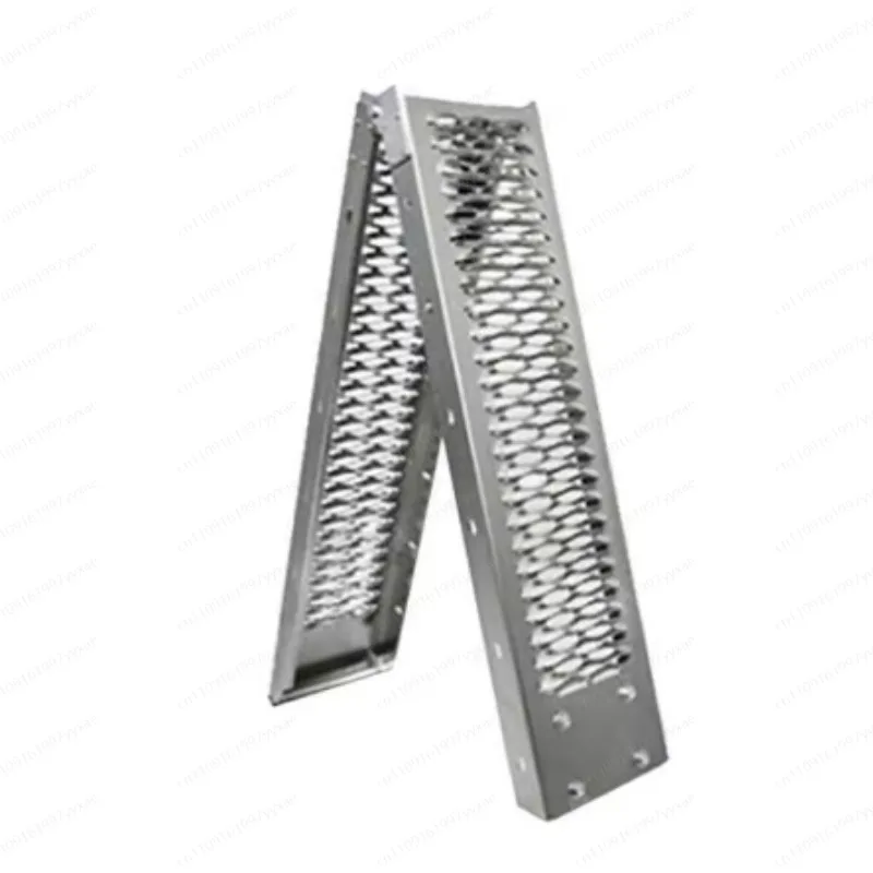 Heavy Duty Foldable Aluminum Motorcycle Loading Ramp, Anti-Slip Wide Incline Board with Portable Wheelchair Access for Cargo