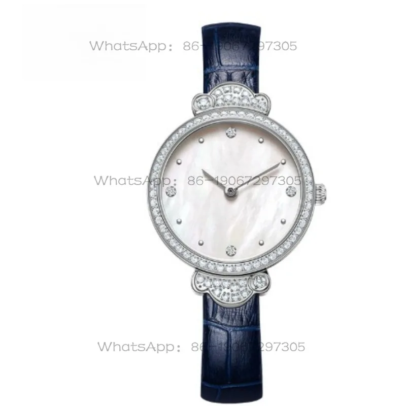 Quartz watch women's diamond simple and elegant temperament gift women's watch