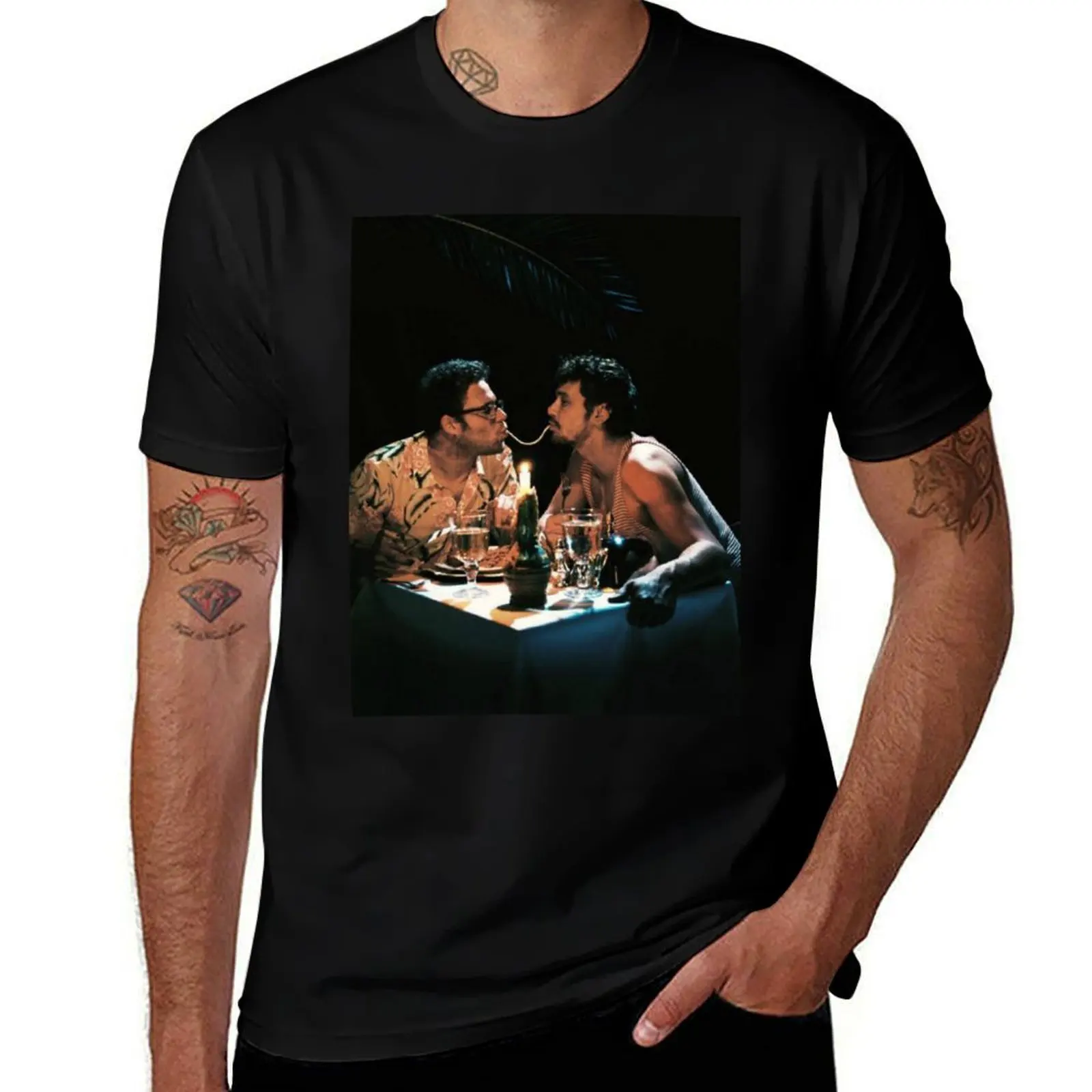 

Seth Rogen and James Franco T-Shirt Novelty Print Casual Tee Shirt