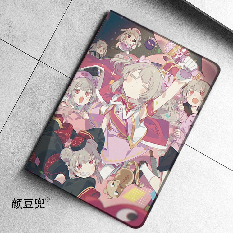 Natori Sana Anime Youtuber لأجهزة iPad Air 3 4 5 10.9 Mini 4 5 6 For Pro 12.9 11 9.7 غلاف حماية فاخر من السيليكون لأجهزة iPad 10th